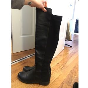 Black Over The Knee Boots